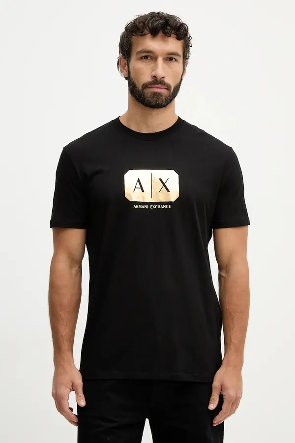 Armani Exchange Bombažna kratka majica Armani Exchange