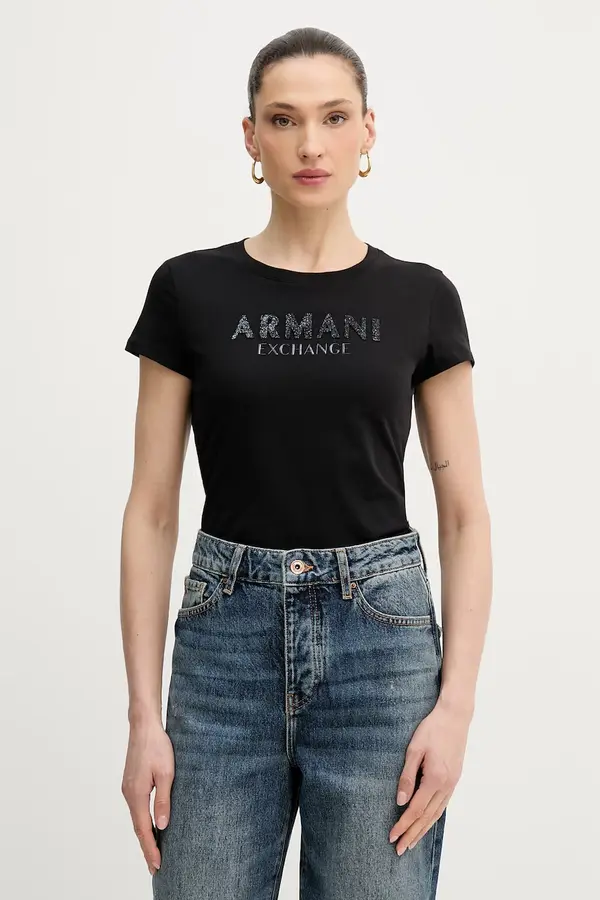 Armani Exchange Bombažna kratka majica Armani Exchange