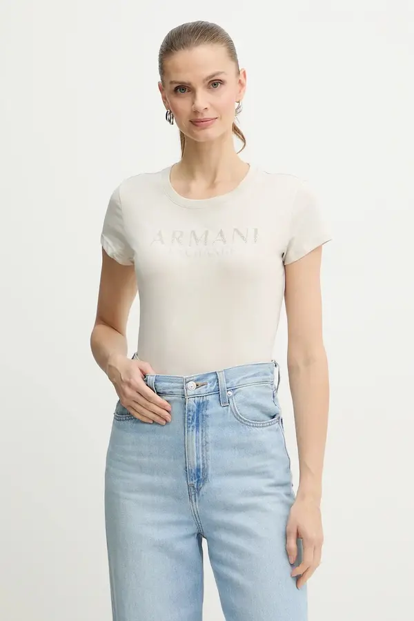 Armani Exchange Bombažna kratka majica Armani Exchange