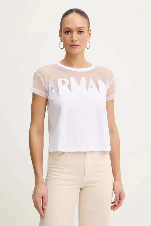 Armani Exchange Bombažna kratka majica Armani Exchange