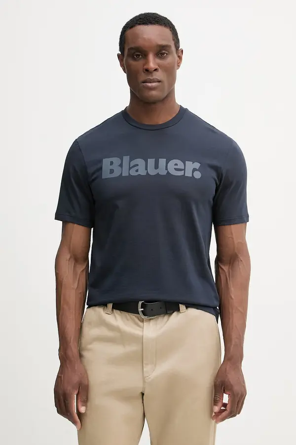 Blauer Bombažna kratka majica Blauer BOURN