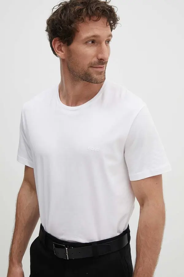 BOSS Bombažna kratka majica BOSS 2-pack TShirtRN 2P Comfort