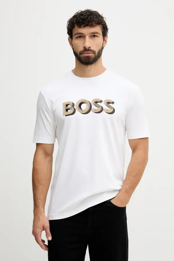 BOSS Bombažna kratka majica BOSS H-Thompson 656