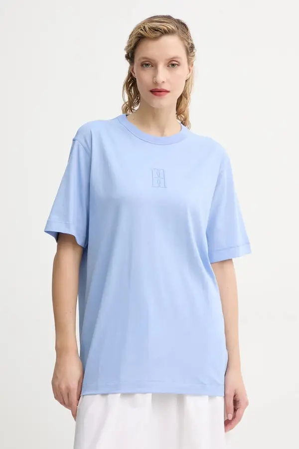 By Malene Birger Bombažna kratka majica By Malene Birger FAYEH.