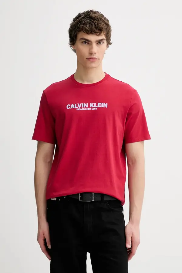 Calvin Klein Bombažna kratka majica Calvin Klein