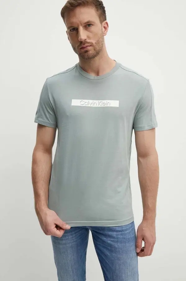 Calvin Klein Bombažna kratka majica Calvin Klein