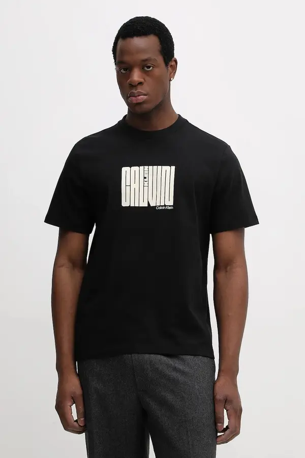 Calvin Klein Bombažna kratka majica Calvin Klein