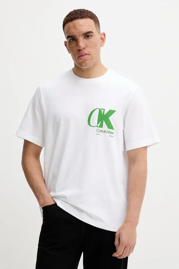 Calvin Klein Bombažna kratka majica Calvin Klein