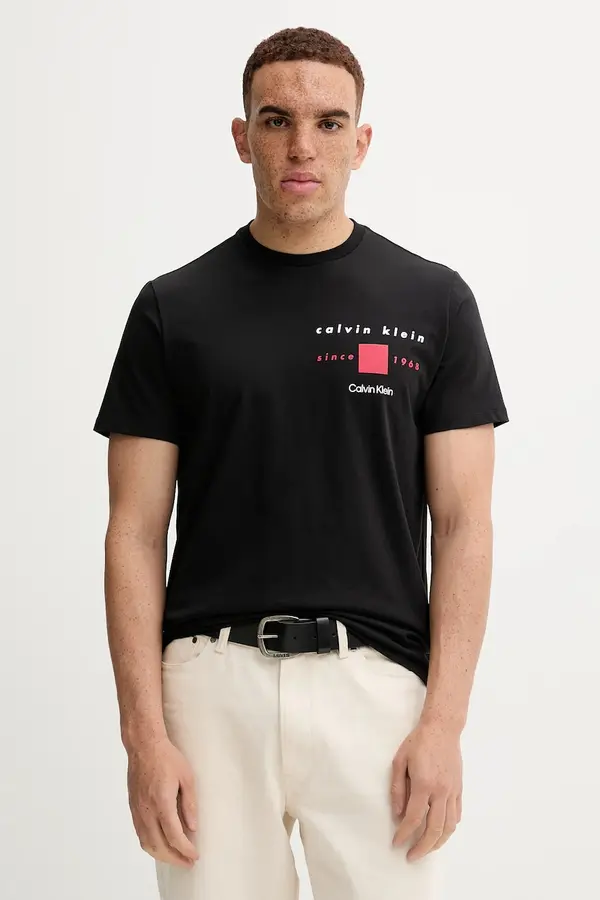 Calvin Klein Bombažna kratka majica Calvin Klein