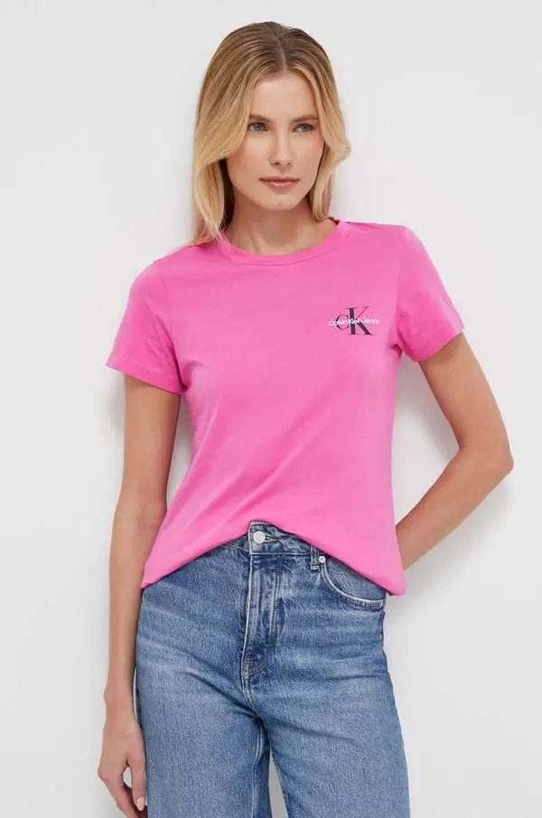 Calvin Klein Jeans Bombažna kratka majica Calvin Klein Jeans 2-pack
