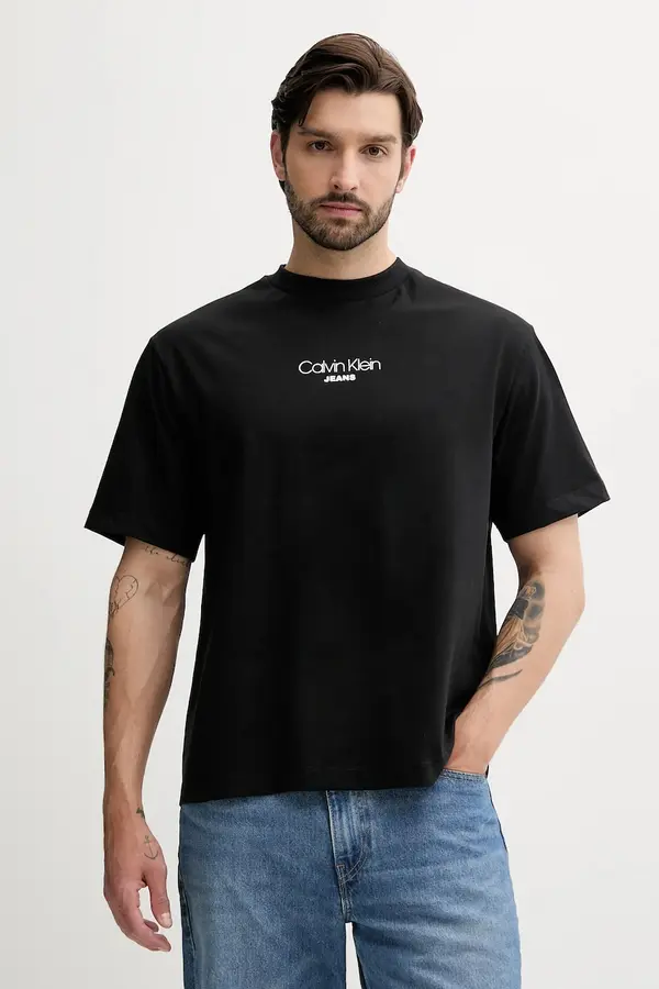 Calvin Klein Jeans Bombažna kratka majica Calvin Klein Jeans