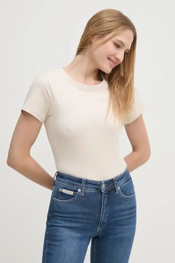Calvin Klein Jeans Bombažna kratka majica Calvin Klein Jeans