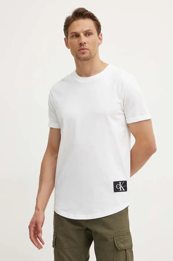 Calvin Klein Jeans Bombažna kratka majica Calvin Klein Jeans