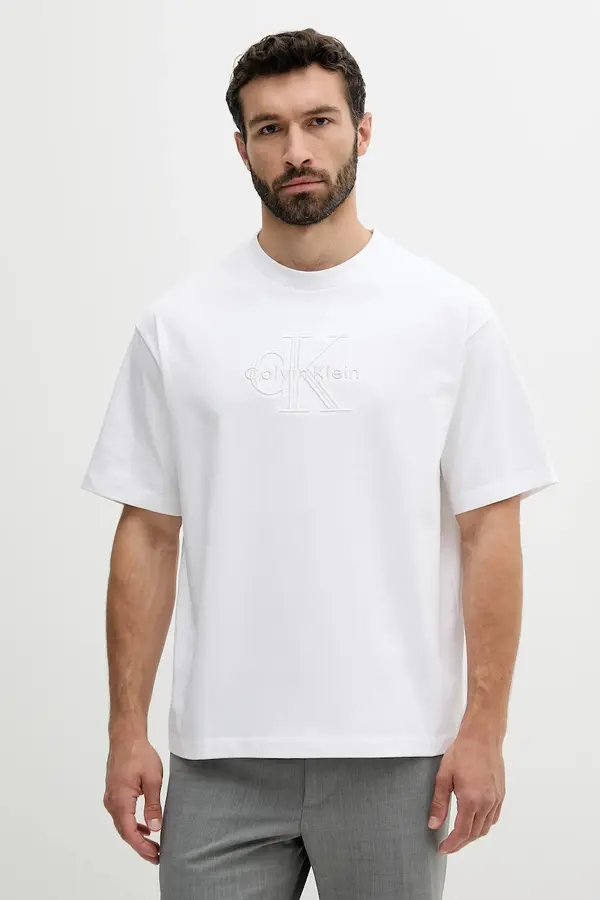 Calvin Klein Jeans Bombažna kratka majica Calvin Klein Jeans