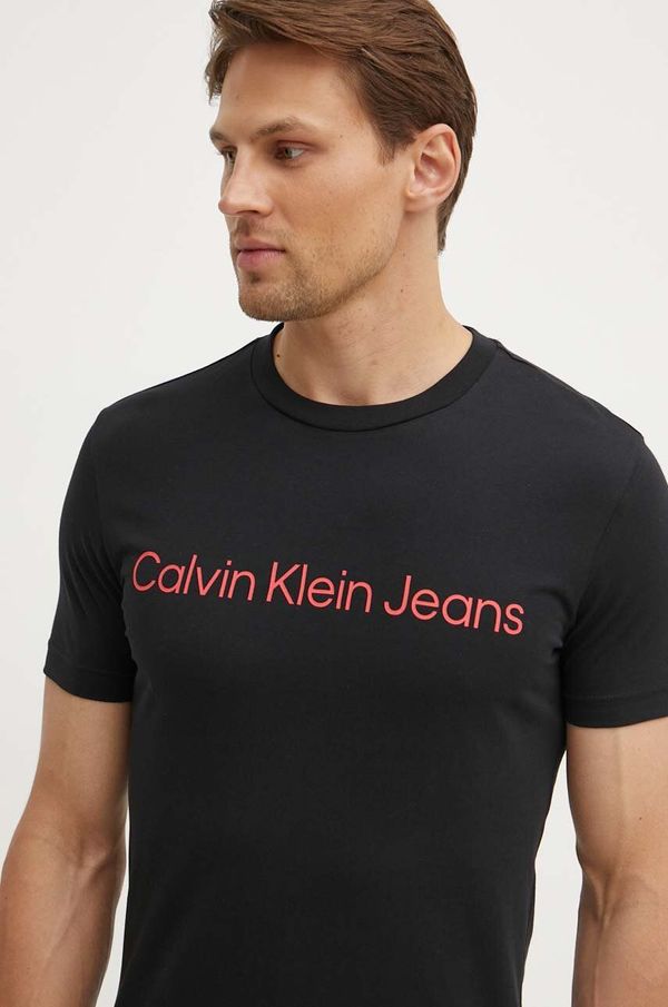 Calvin Klein Jeans Bombažna kratka majica Calvin Klein Jeans moška, J30J322552