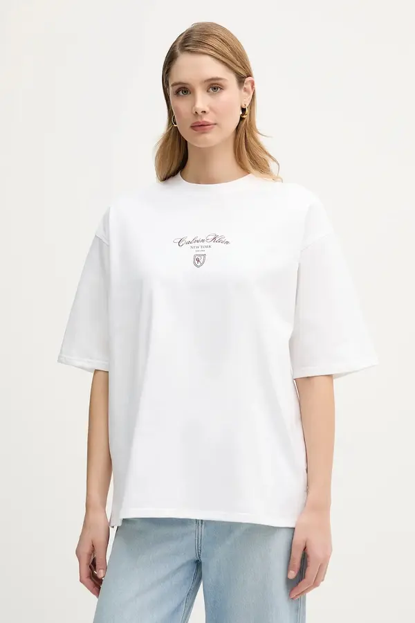 Calvin Klein Jeans Bombažna kratka majica Calvin Klein Jeans