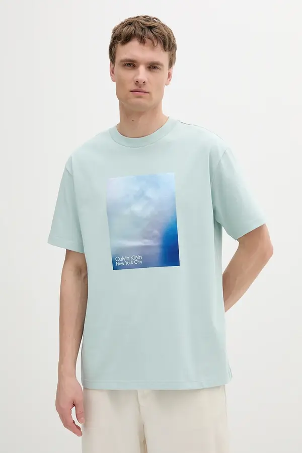 Calvin Klein Jeans Bombažna kratka majica Calvin Klein Jeans