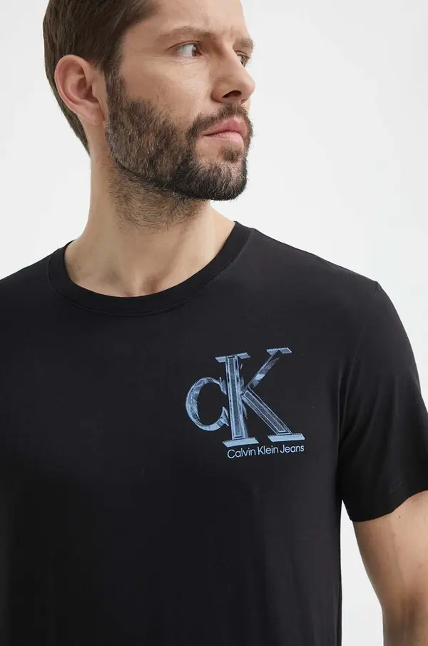 Calvin Klein Jeans Bombažna kratka majica Calvin Klein Jeans
