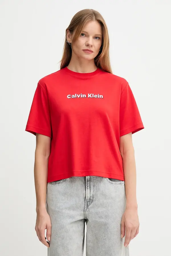 Calvin Klein Jeans Bombažna kratka majica Calvin Klein Jeans