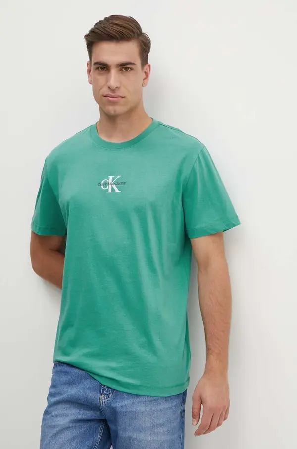 Calvin Klein Jeans Bombažna kratka majica Calvin Klein Jeans