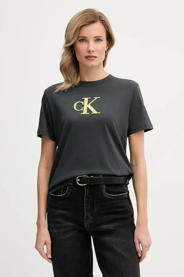 Calvin Klein Jeans Bombažna kratka majica Calvin Klein Jeans