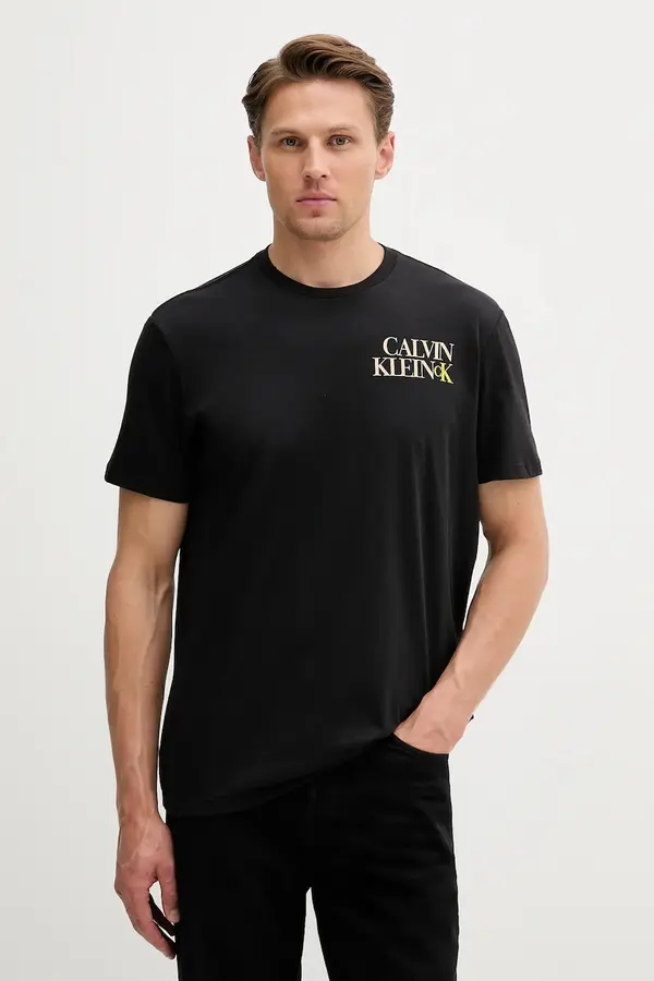 Calvin Klein Jeans Bombažna kratka majica Calvin Klein Jeans