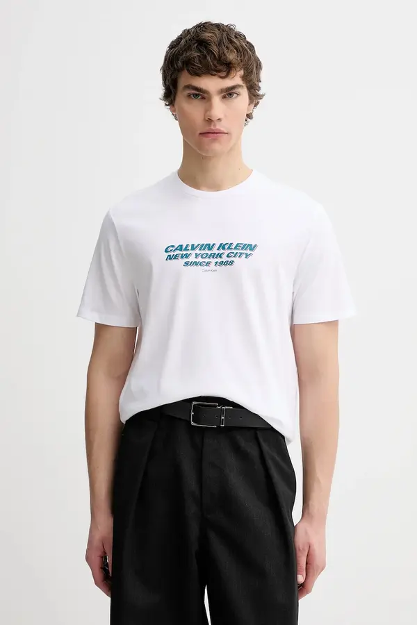 Calvin Klein Bombažna kratka majica Calvin Klein