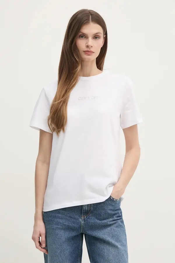 Calvin Klein Bombažna kratka majica Calvin Klein