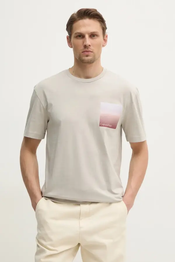 Calvin Klein Bombažna kratka majica Calvin Klein