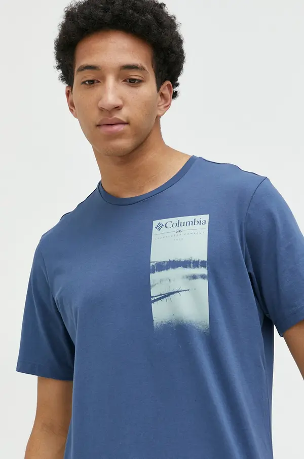 Columbia Bombažna kratka majica Columbia