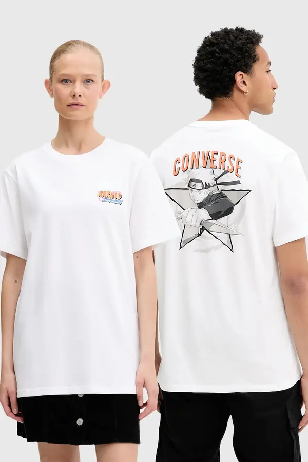 Converse Bombažna kratka majica Converse Converse x NARUTO