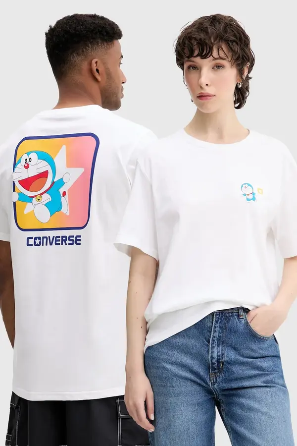 Converse Bombažna kratka majica Converse X DORAEMON GRAPHIC