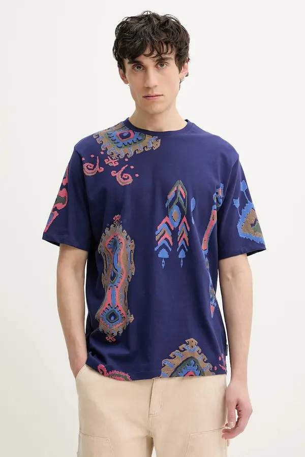 Desigual Bombažna kratka majica Desigual BALI