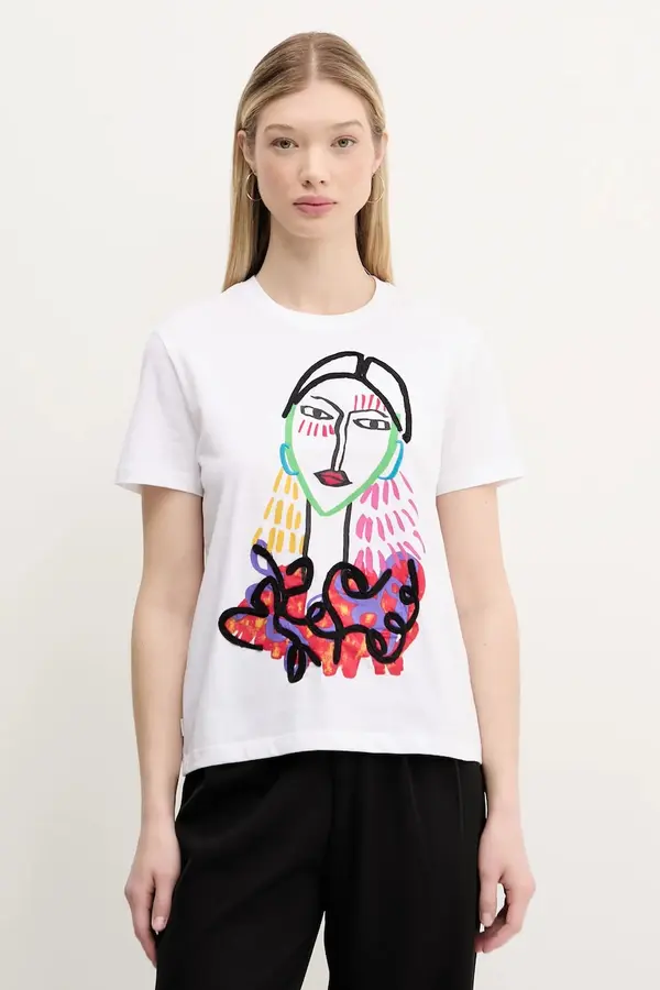 Desigual Bombažna kratka majica Desigual MISURI