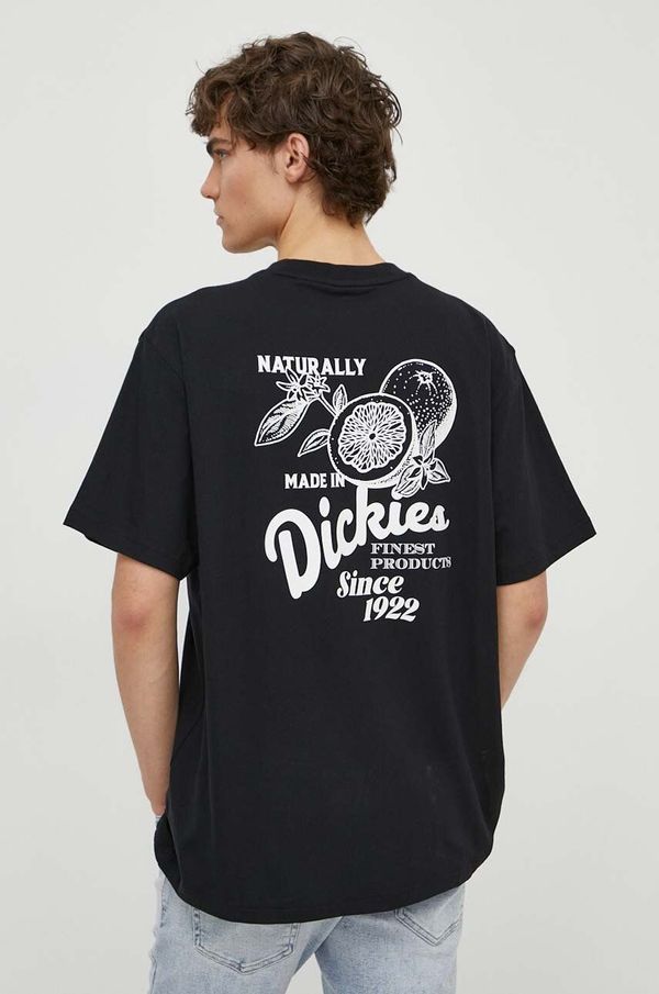 Dickies Bombažna kratka majica Dickies RAVEN TEE SS moška, črna barva, DK0A4YYM