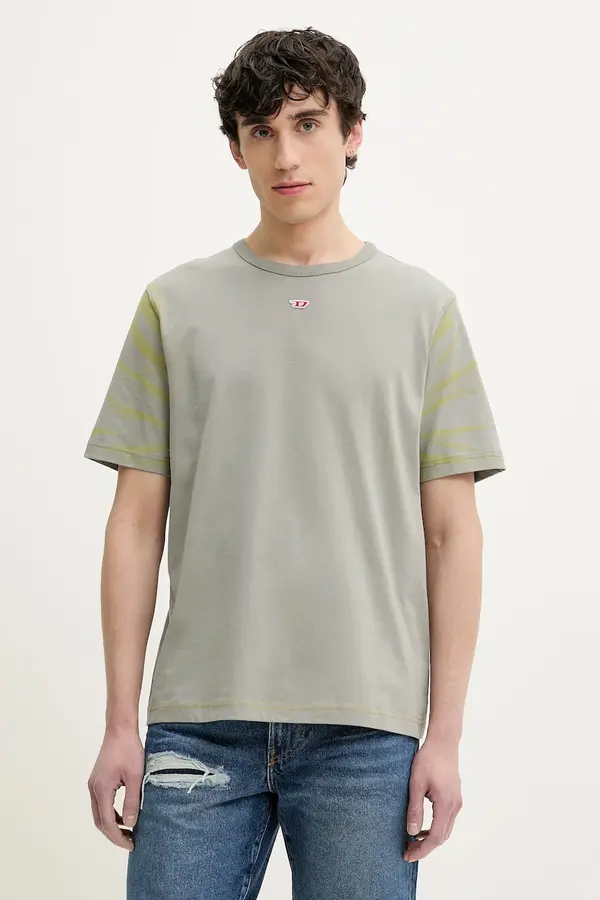 Diesel Bombažna kratka majica Diesel T-ADJUST-R23 T-SHIRT