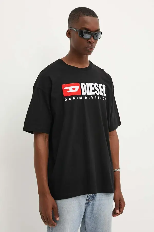 Diesel Bombažna kratka majica Diesel T-BOXT-DIV