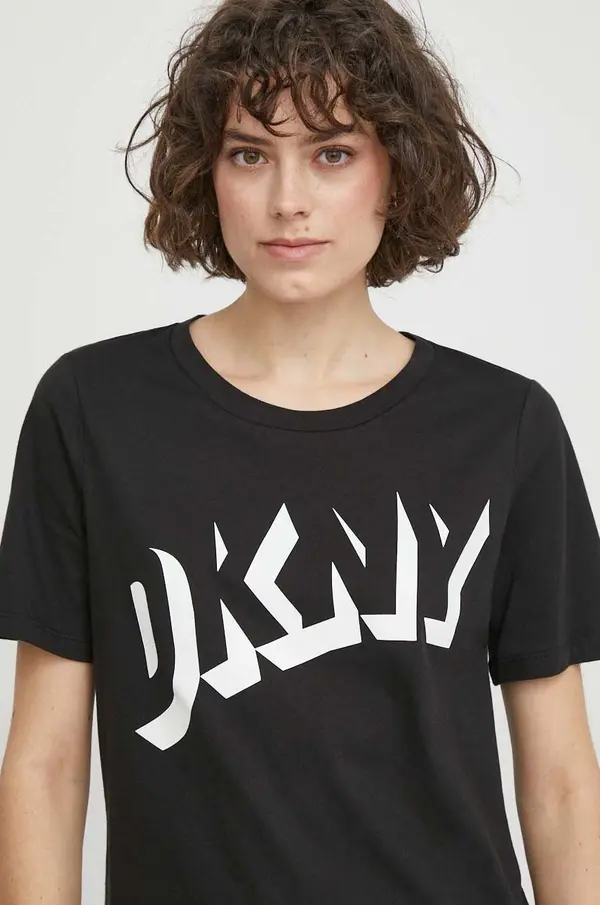 DKNY Bombažna kratka majica Dkny