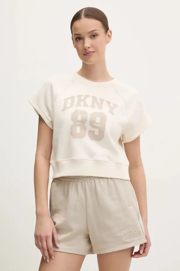 DKNY Bombažna kratka majica Dkny