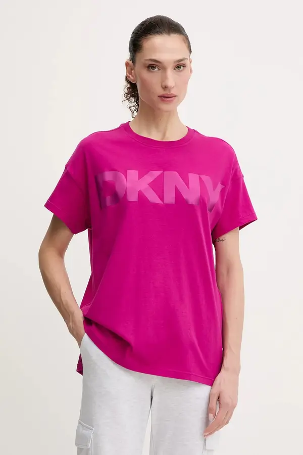 DKNY Bombažna kratka majica Dkny