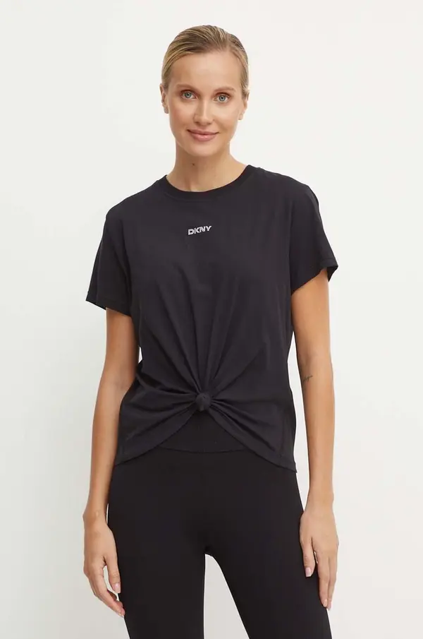 DKNY Bombažna kratka majica Dkny