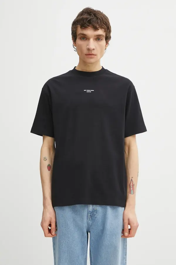 Drôle de Monsieur Bombažna kratka majica Drôle de Monsieur Le T-Shirt Slogan Classique
