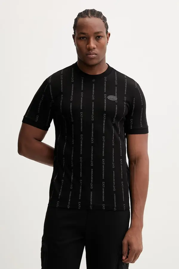 EA7 Emporio Armani Bombažna kratka majica EA7 Emporio Armani