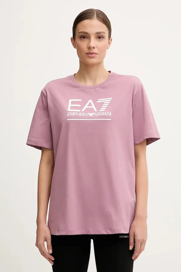 EA7 Emporio Armani Bombažna kratka majica EA7 Emporio Armani