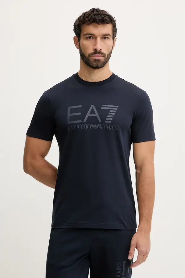 EA7 Emporio Armani Bombažna kratka majica EA7 Emporio Armani