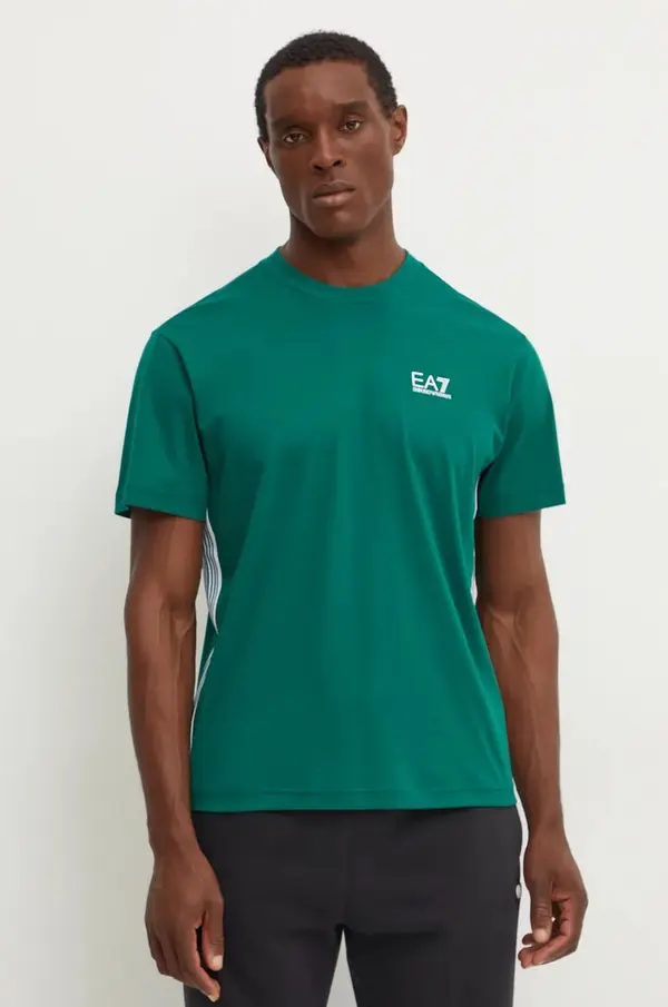 EA7 Emporio Armani Bombažna kratka majica EA7 Emporio Armani