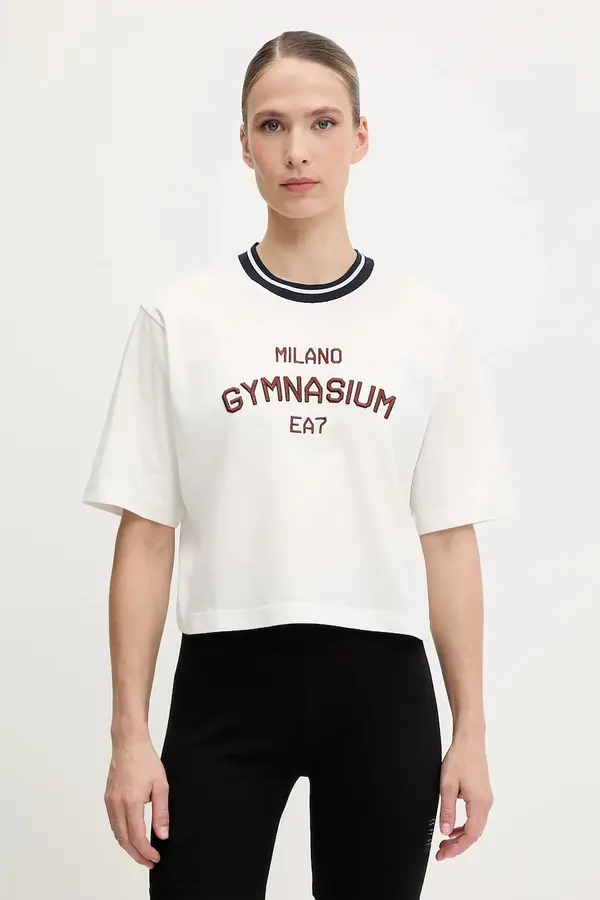 EA7 Emporio Armani Bombažna kratka majica EA7 Emporio Armani