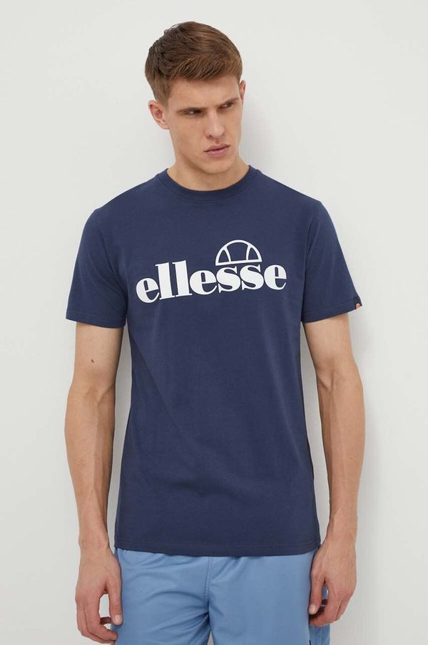 Ellesse Bombažna kratka majica Ellesse Fuenti Tee moška, mornarsko modra barva, SHP16469
