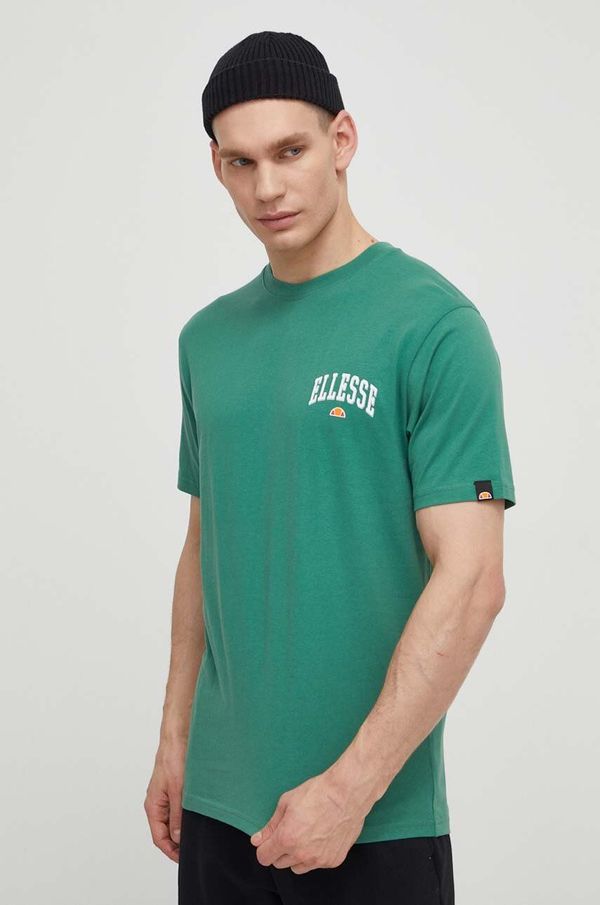 Ellesse Bombažna kratka majica Ellesse Harvardo T-Shirt moška, zelena barva, SHV20245