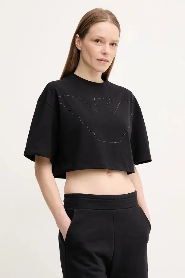 Emporio Armani Bombažna kratka majica Emporio Armani